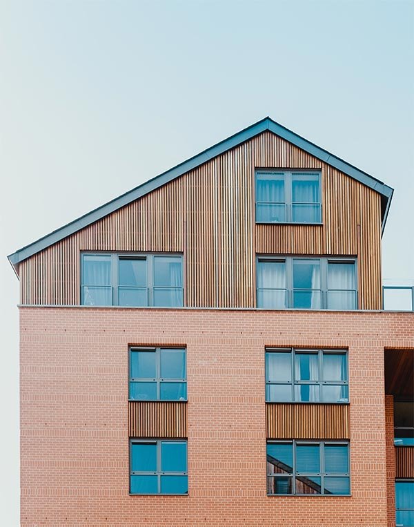 Fachada de casa habitacion en Puebla.